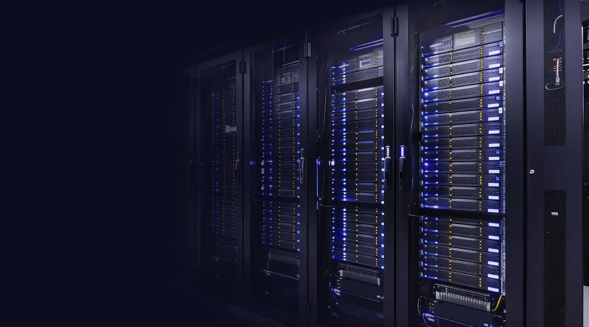 Rak server fisik NexusCloud di data center